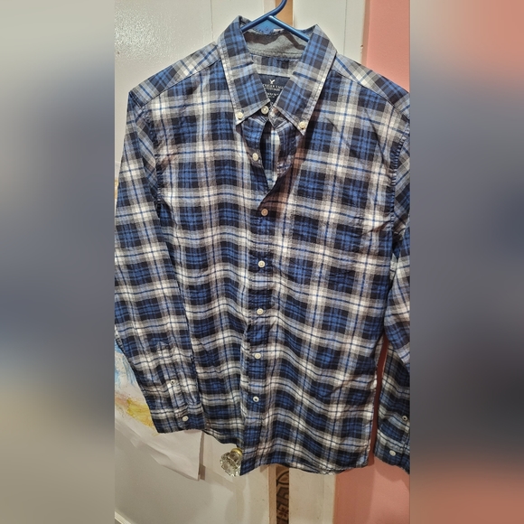 NWT American Eagle small long sleeve button-up - Picture 1 of 2